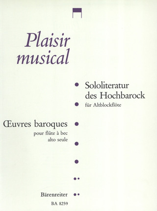 Plaisir musical – oevres baroques