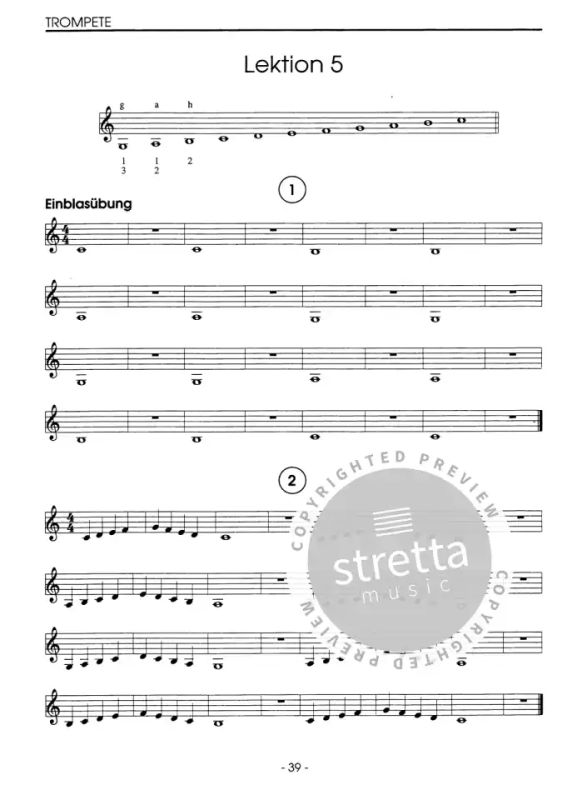 Erich Rinner: Lehrbuch Trompete 1 (4)