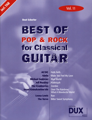Best of Pop & Rock for Classical Guitar 11