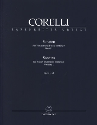 Arcangelo Corelli - Sonaten op.5 Band 1 (No.1-6)