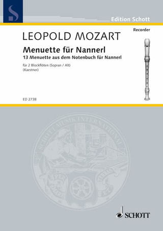 Leopold Mozart - Menuets pour Nannerl