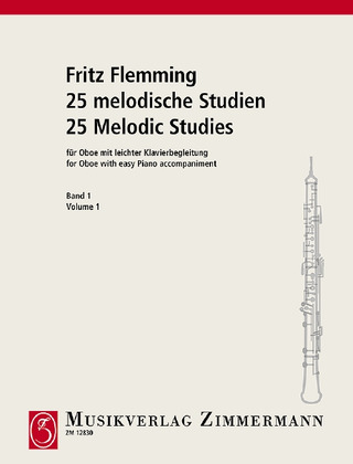 Fritz Flemming - 25 études mélodiques