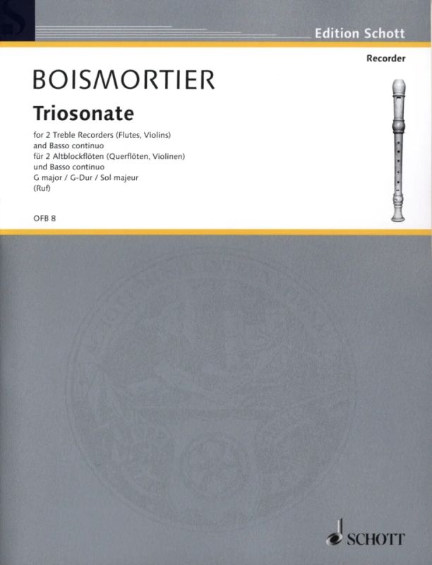 Joseph Bodin de Boismortier - Triosonate  G-Dur