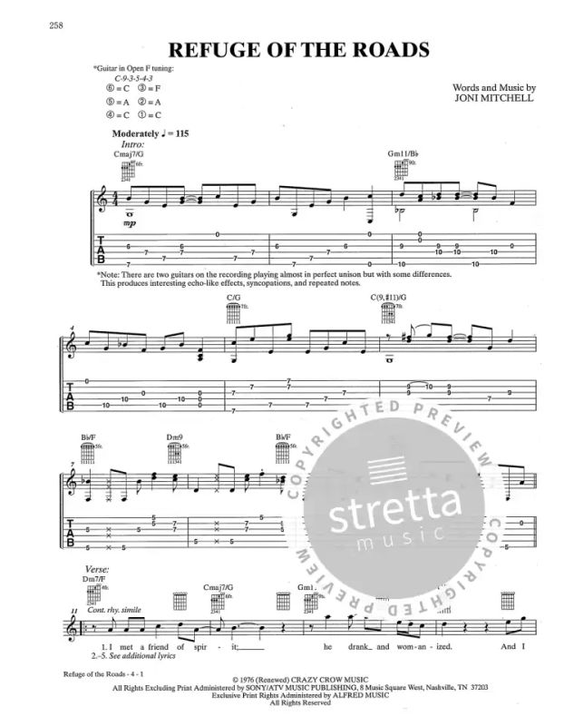 Joni Mitchell Complete So Far Buy Now In Stretta Sheet Music Shop