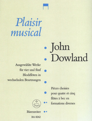 John Dowland - Plaisir musical