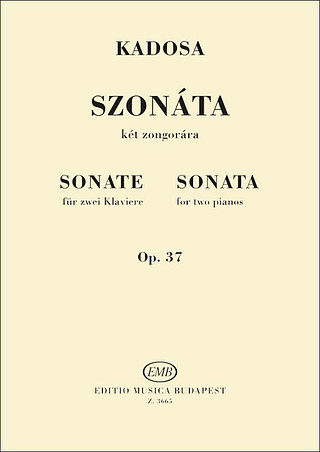 Pál Kadosa - Sonata op. 37