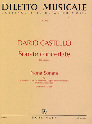 Dario Castello - Nona Sonata in C (1629)