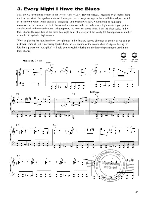 Mark Harrison - Blues Piano: The Complete Guide With Audio (Book/Online Audio)