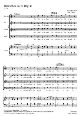 Franz Schubert - Deutsches Salve Regina in F F-Dur D 379