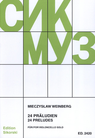 Mieczysław Weinberg - 24 Preludes for violoncello solo op. 100