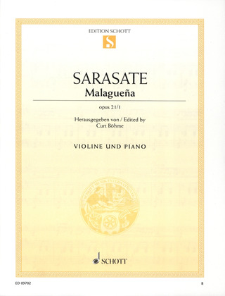 Pablo de Sarasate - Malagueña op. 21/1