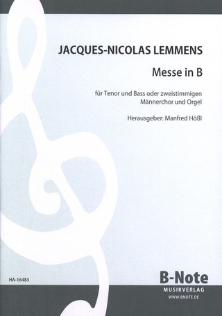Jacques-Nicolas Lemmens - Messe B-Dur