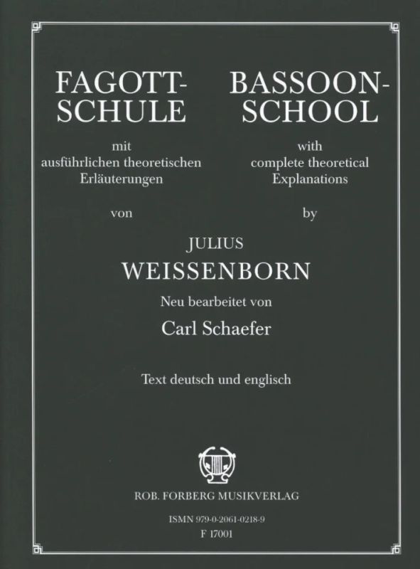 Julius Weissenborn - Bassoon-School