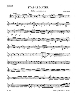 Joseph Haydn - Stabat Mater Hob. XX bis