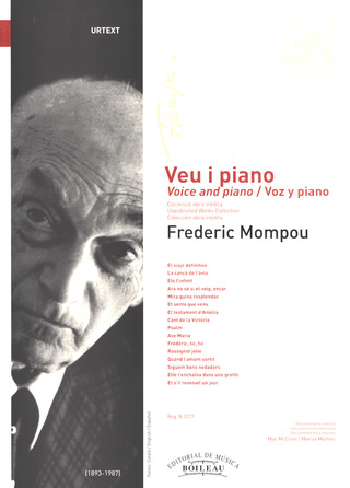 Frederic Mompou - Veu i piano