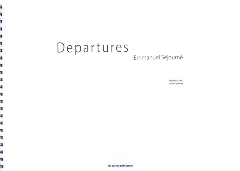 Emmanuel Séjourné - Departures