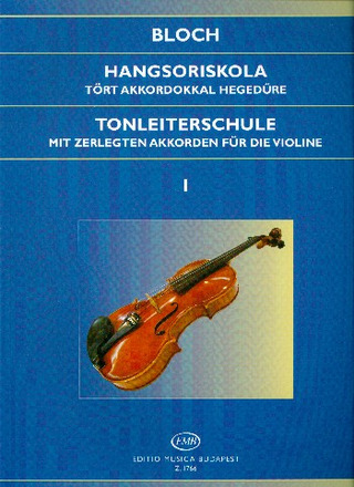 József Bloch: Tonleiterschule 1 op. 5