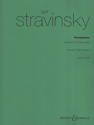 Igor Strawinsky - Perséphone