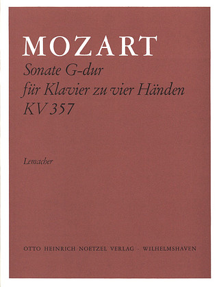 Wolfgang Amadeus Mozart - Sonata in G major KV 357