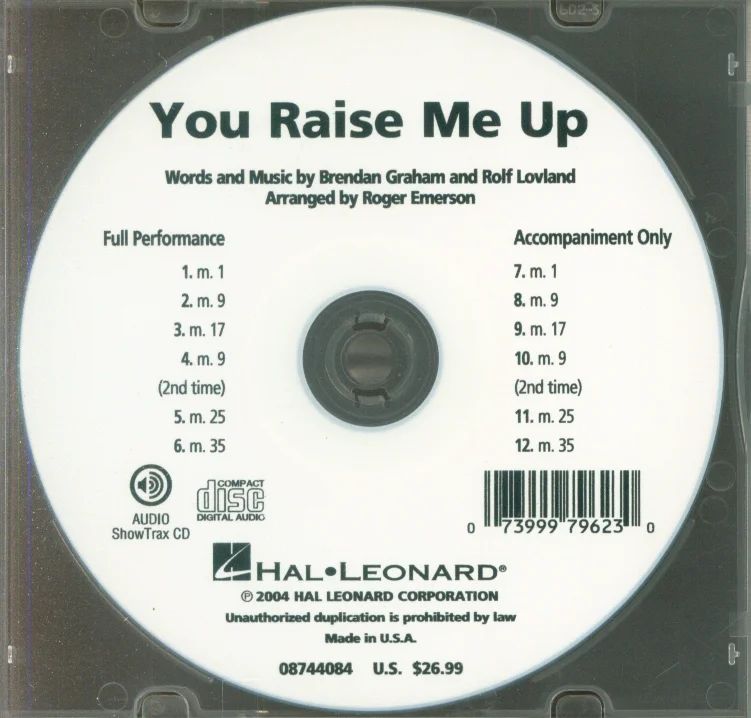 Josh Groban: You Raise Me Up (Showtrax CD) (0)