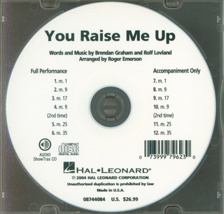 Josh Groban - You Raise Me Up (Showtrax CD)