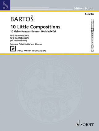 Bartos, Jan Zdenek - 10 Little Compositions