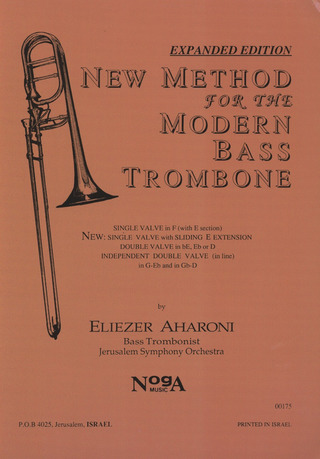 Aharoni Eliezer: New Method For The Modern Bass Trombone