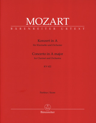 Wolfgang Amadeus Mozart: Klarinettenkonzert A-Dur KV 622