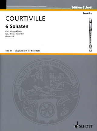 Raphael Courteville - 6 Sonaten