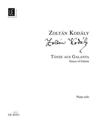 Zoltán Kodály: Tänze aus Galanta für Klavier (1933)