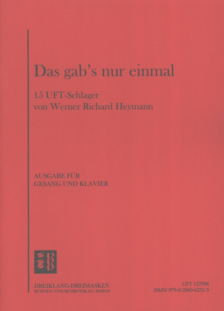 Werner Richard Heymann - Das Gab's Nur Einmal