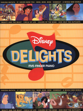 Disney Delights Five Finger Piano Pv