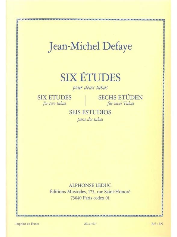 Jean-Michel Defaye - 6 Etudes