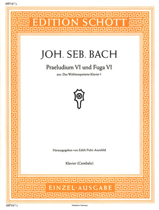 Johann Sebastian Bach: Das wohltemperierte Klavier I d-Moll BWV 851