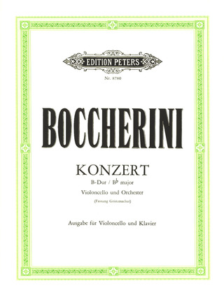 Luigi Boccherini - Konzert für Violoncello und Orchester B-Dur