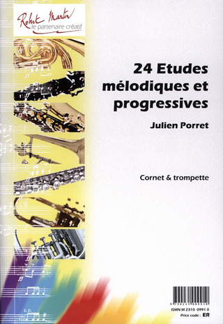 Julien Porret - Vingt-Quatre études Mélodiques et Progressives