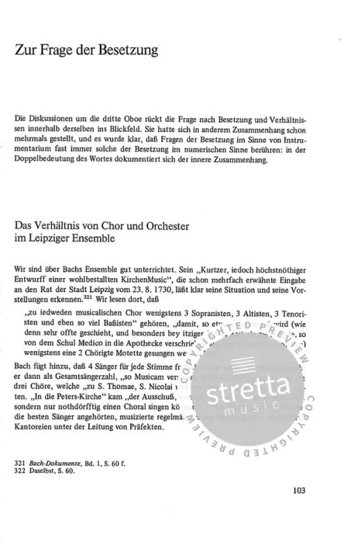 Karl Hochreither - Zur Aufführungspraxis der Vokal-Instrumentalwerke Johann Sebastian Bachs (8)