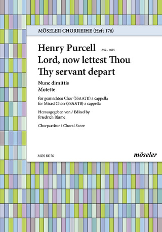 Henry Purcell - Lord, now lettest Thou Thy servant depart