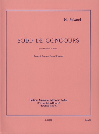 Henri Rabaud - Solo De Concours