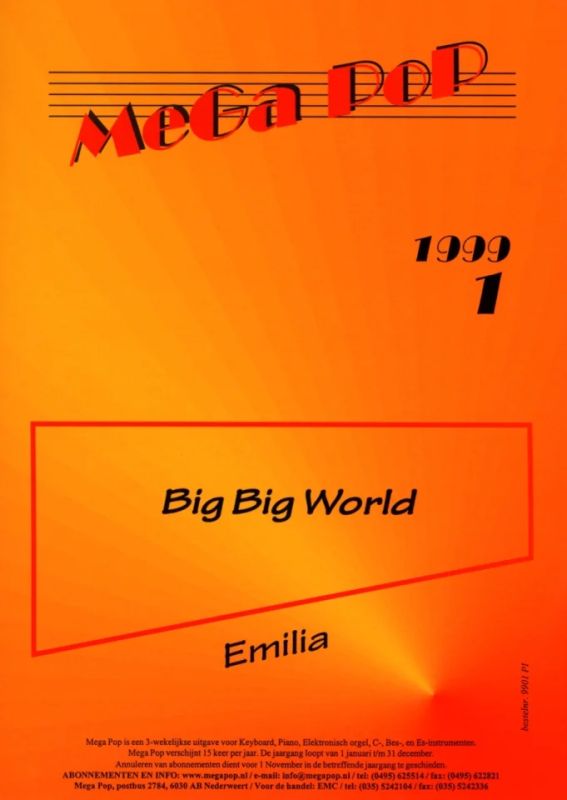 Anderson, Lars / Emilia / Rydberg - Big Big World