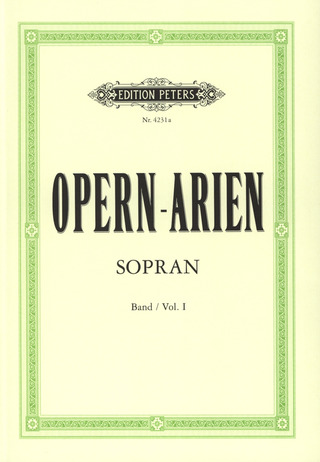 Ausgewählte Opernarien für Sopran, Band 1
