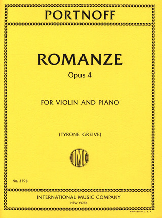 Leo Portnoff - Romanze op. 4