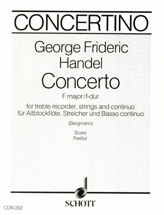 George Frideric Handel: Concerto  F-Dur