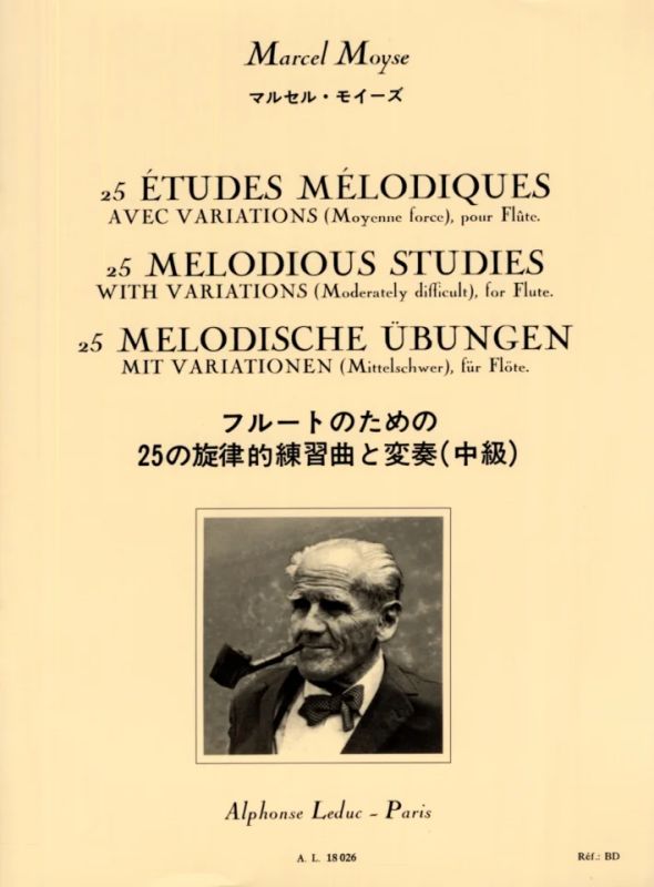 Marcel Moyse - 25 Melodious Studies with variations
