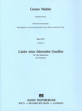 Gustav Mahler - Lieder eines fahrenden Gesellen (1883)