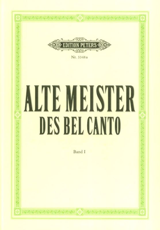 Alte Meister des Bel Canto - Band 1 (0)