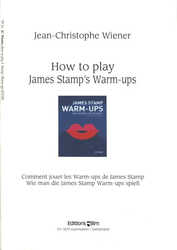 Jean-Christophe Wiener - Comment jouer les Warm-ups de James Stamp