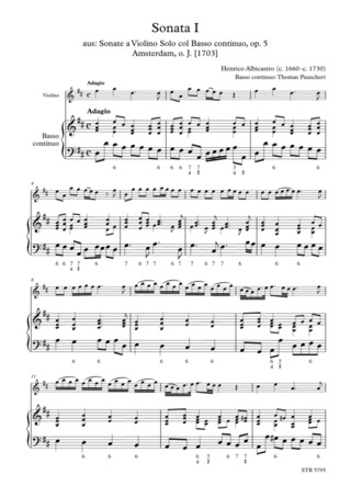 Henrico Albicastro: Sonata I