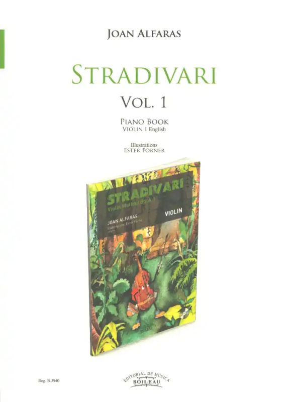 Joan Alfaras - Stradivari Violin Method 1 – Piano Book