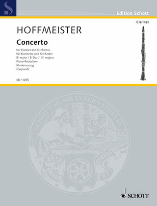 Franz Anton Hoffmeister - Klarinetten-Konzert B-Dur